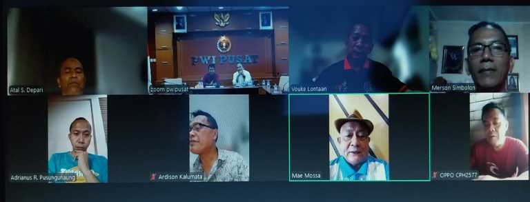 Dualisme Kepengurusan PWI Sulut Berakhir, Kedua Pihak Sepakat Bersatu