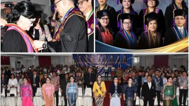 Resmi Dikukuhkan, Unsrat Ketambahan Delapan Guru Besar