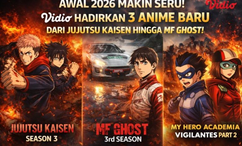 Anime terbaru Vidio 2026