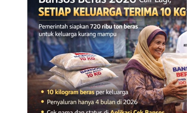 Bansos beras 2026