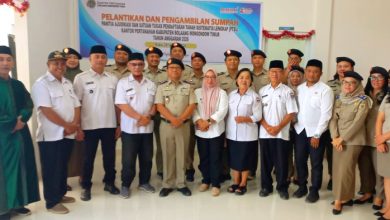 Sangadi Buyat 1 Hadiri Pelantikan dan Pengambilan Sumpah Panitia Ajudikasi PTSL Tahun 2026