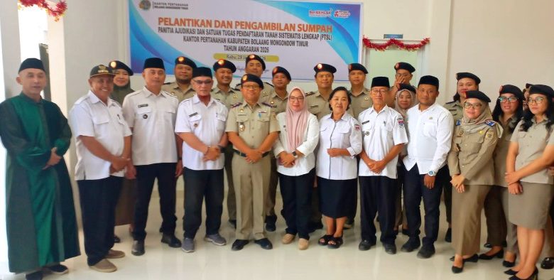 Sangadi Buyat 1 Hadiri Pelantikan dan Pengambilan Sumpah Panitia Ajudikasi PTSL Tahun 2026