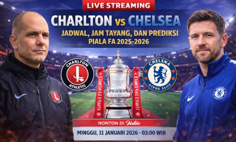 Live Streaming Charlton vs Chelsea
