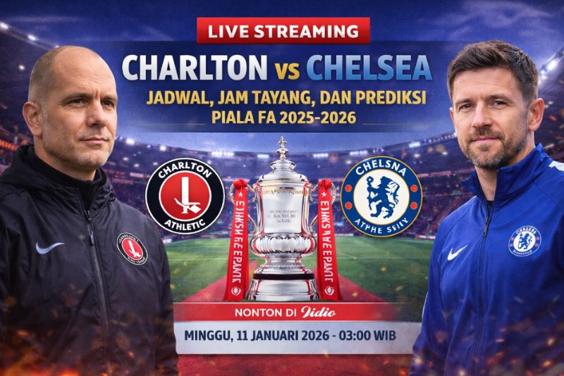 Live Streaming Charlton vs Chelsea