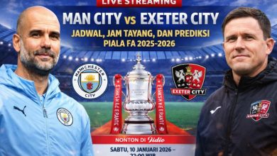 Live Streaming Man City vs Exeter City