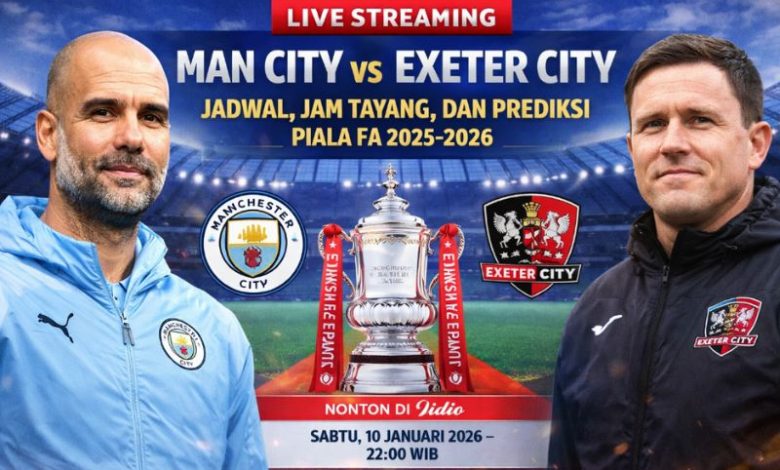 Live Streaming Man City vs Exeter City