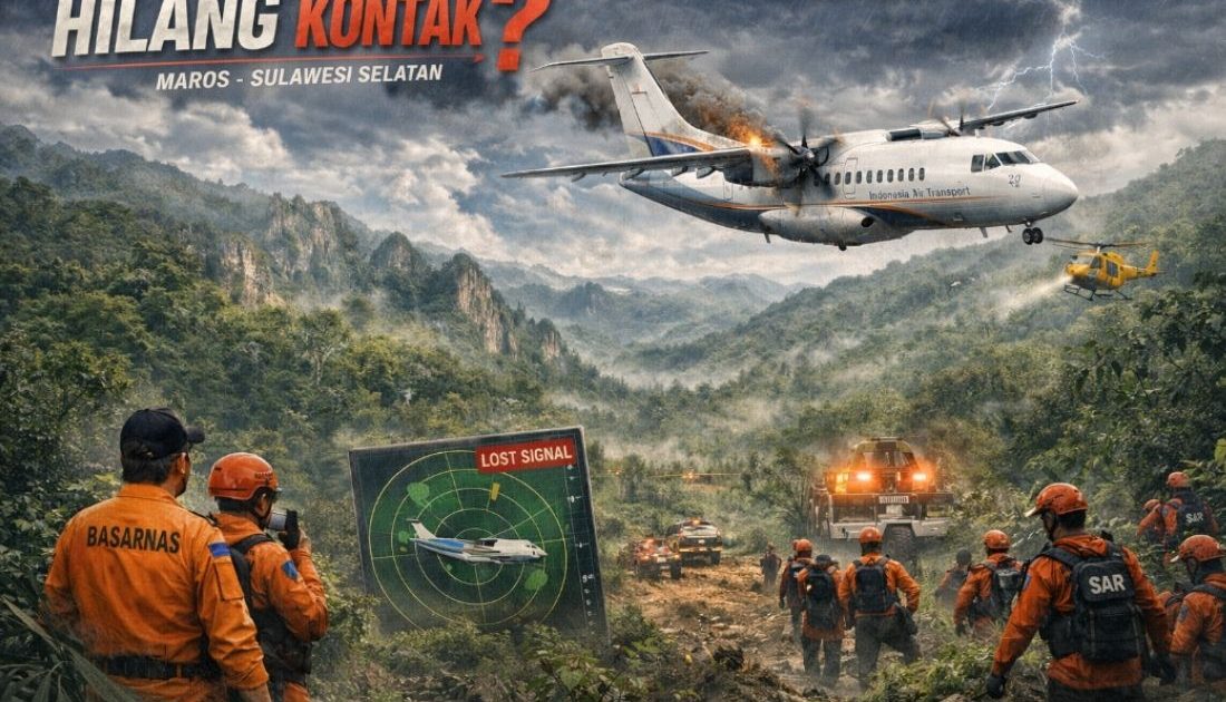 Pesawat ATR hilang kontak
