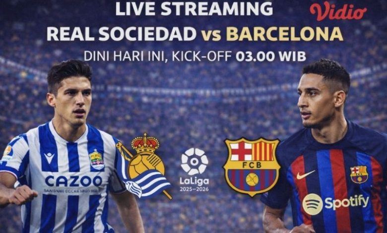 live streaming Real Sociedad vs Barcelona