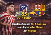 Barcelona incar Julian Alvarez