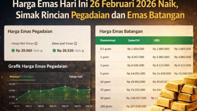 Harga Emas Hari Ini 26 Februari