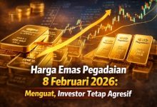 Harga Emas Pegadaian 8 Februari 2026