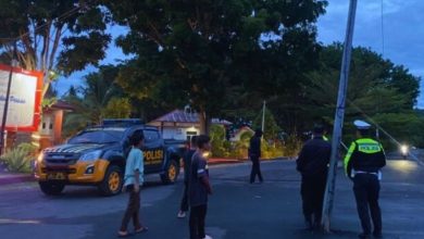 Patroli Sahur Polres Banggai