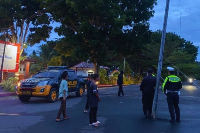 Patroli Sahur Polres Banggai