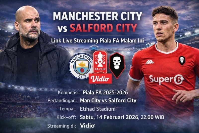 live streaming Manchester City vs Salford City