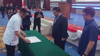 pelantikan KONI Kota Manado 2025–2029