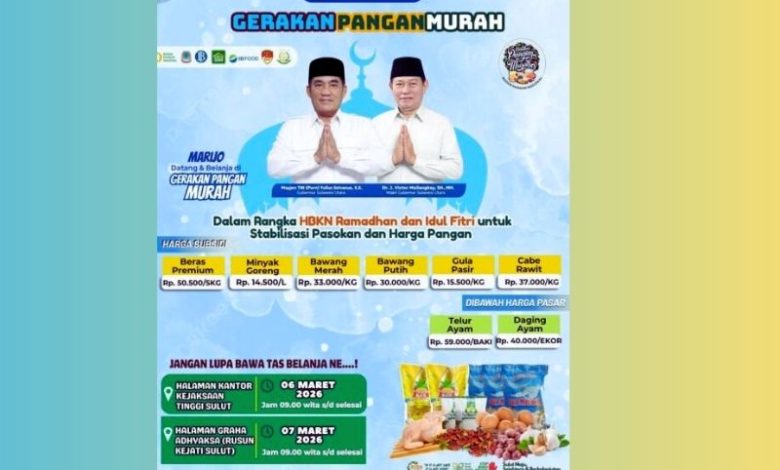 Gerakan Pangan Murah Sulut