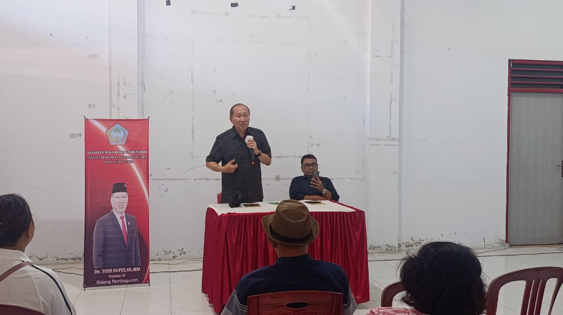 Toni Supit Ajak Warga Mandiri Pangan