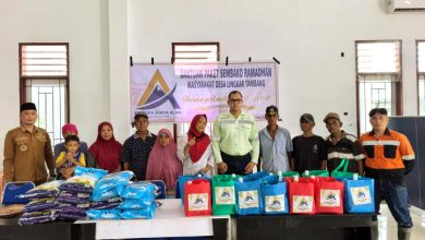 PT ASA Kotabunan Salurkan Bantuan Paket Sembako Ramadhan di Desa Buyat 1