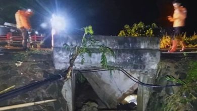 Jalan Pinogaluman–Dumoga amblas