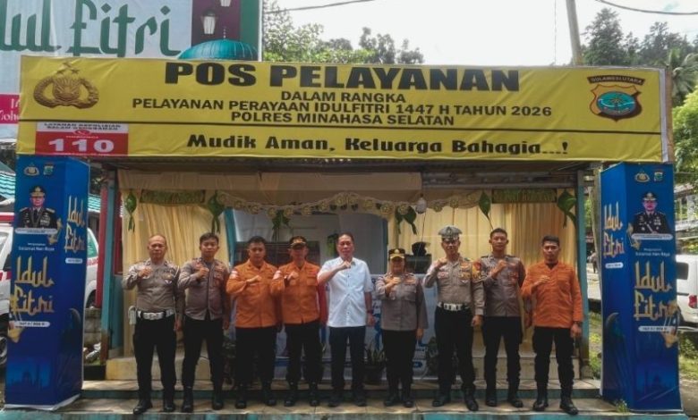 Pos Pengamanan Idul Fitri Minahasa Selatan