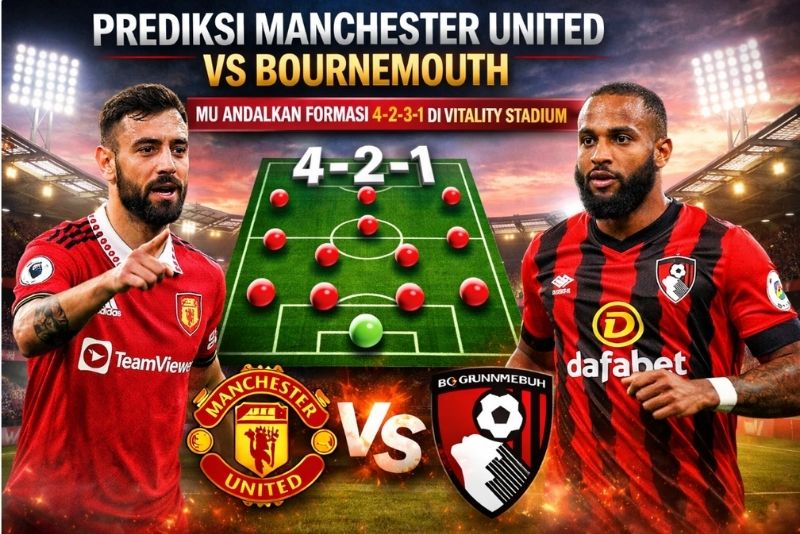 Prediksi Manchester United vs Bournemouth