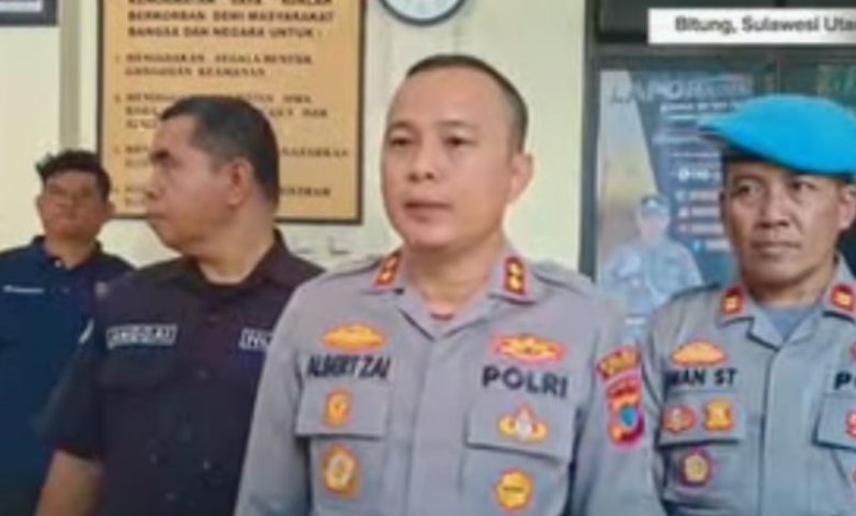 Tawuran remaja di Bitung