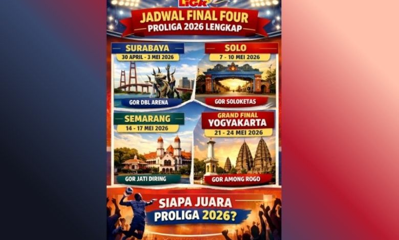 jadwal Final Four Proliga 2026
