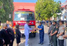 Hibah mobil damkar Minahasa Selatan