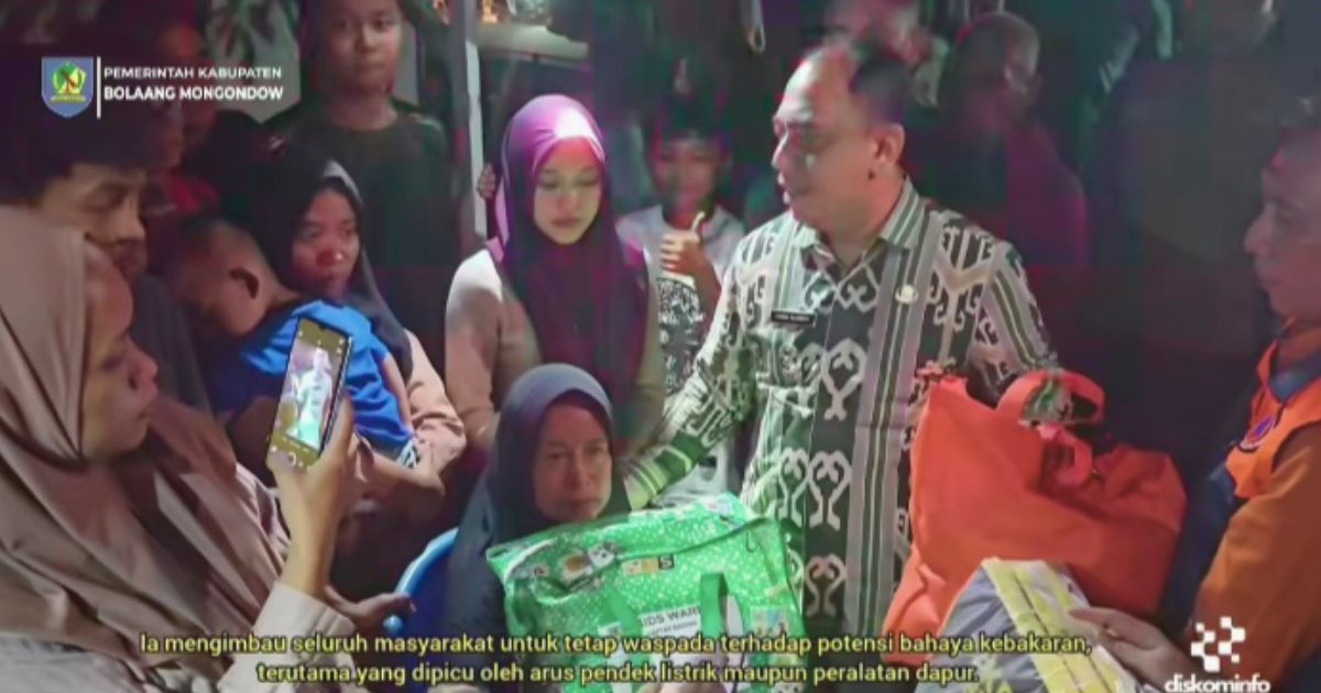 Bupati Yusra tinjau kebakaran