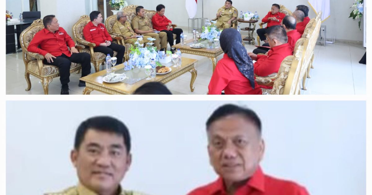PDIP Sulut Temui Gubernur YSK