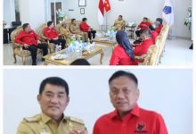 PDIP Sulut Temui Gubernur YSK