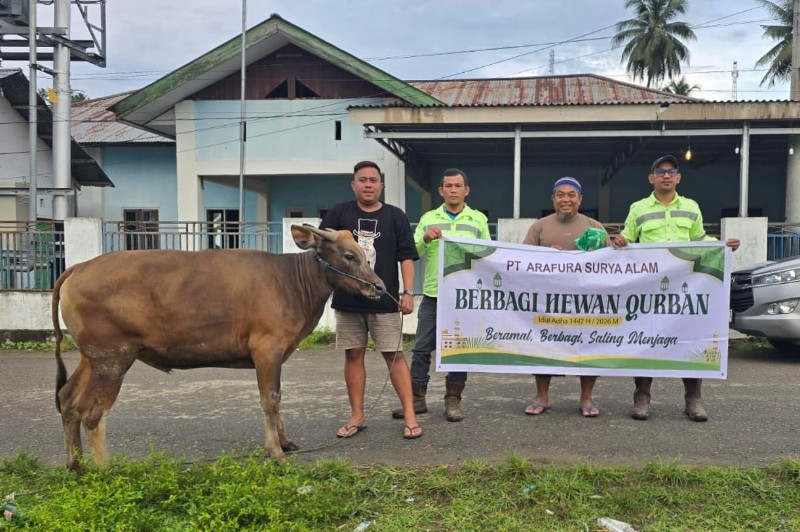 Sambut Idul Adha, PT ASA Berikan 15 Ekor Sapi untuk Desa Lingkar Tambang