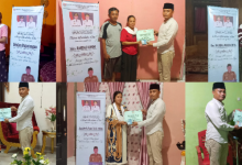 Pemdes Buyat 1 Serahkan Santunan Duka