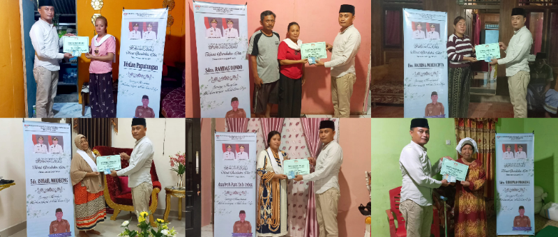 Pemdes Buyat 1 Serahkan Santunan Duka