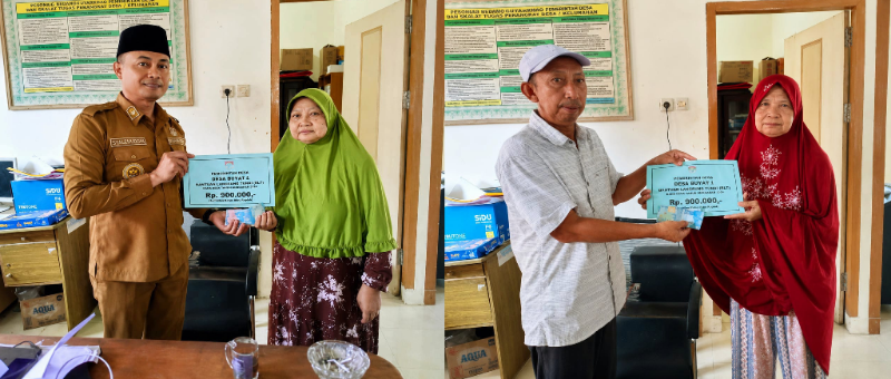 Pemdes Buyat 1 Salurkan BLT Tahap Pertama Tahun 2026