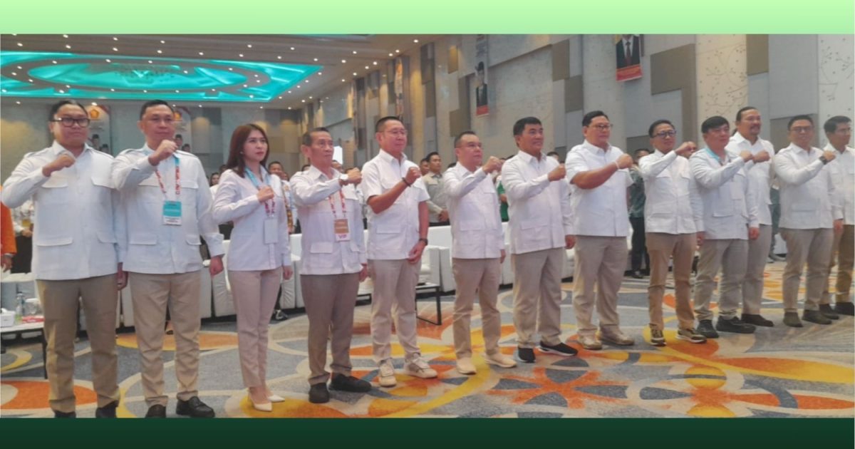 Presiden Prabowo di Rakerda Gerindra sulut